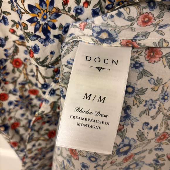 Doen Rhodia Dress in Creame Prairie De Montagne - Picture 5 of 8